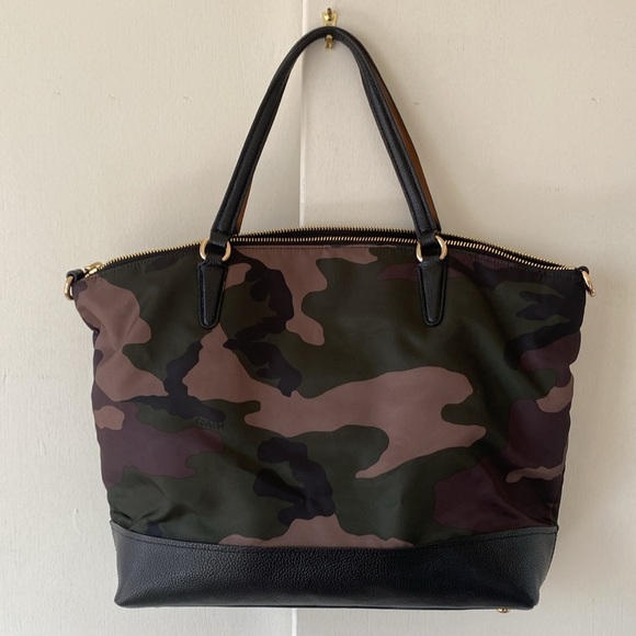 Coach Nylon and Leather Tote - Picture 3 of 7